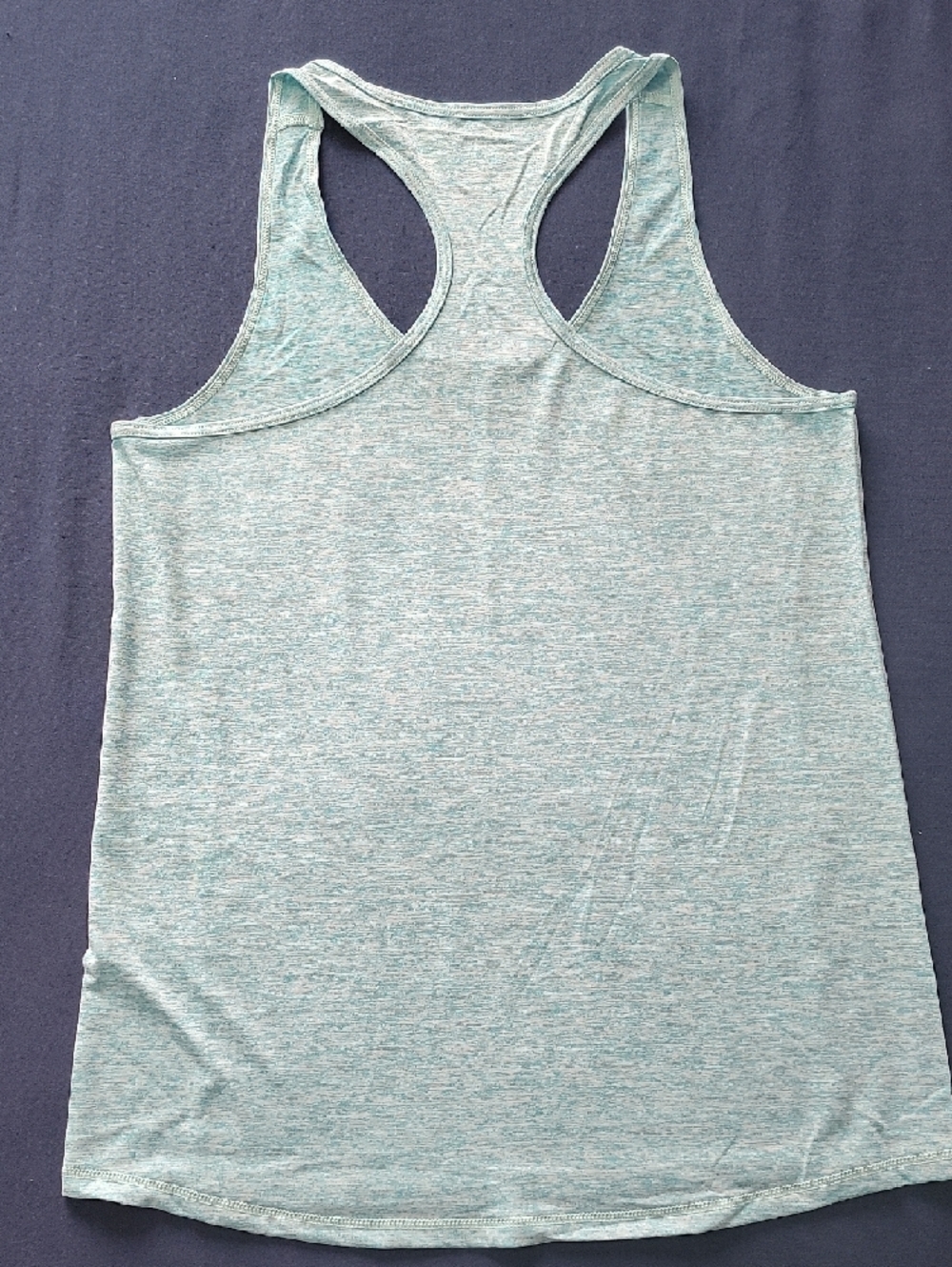 Light Aqua Racerback Tank Top - Picture 3 of 3